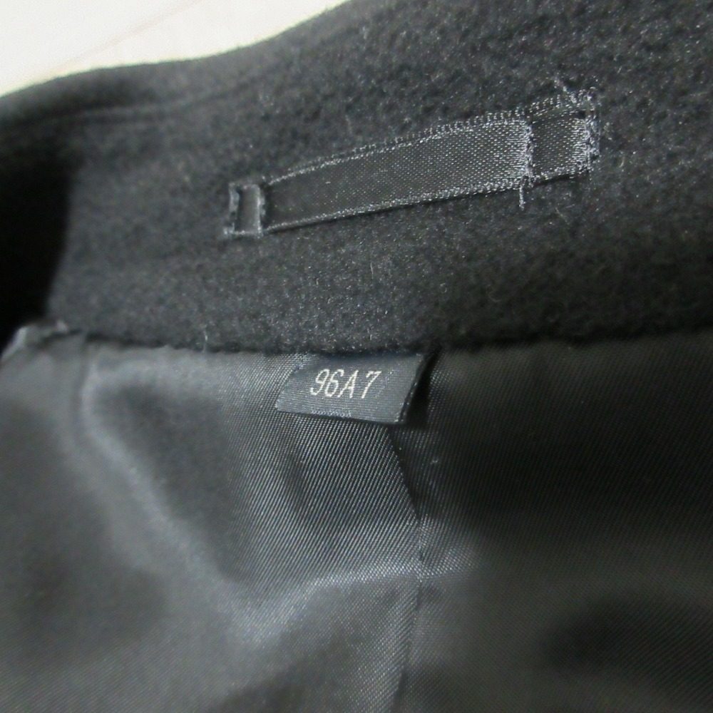 DESARS ツバメ コート カシミヤ ロング シングル カラー コート