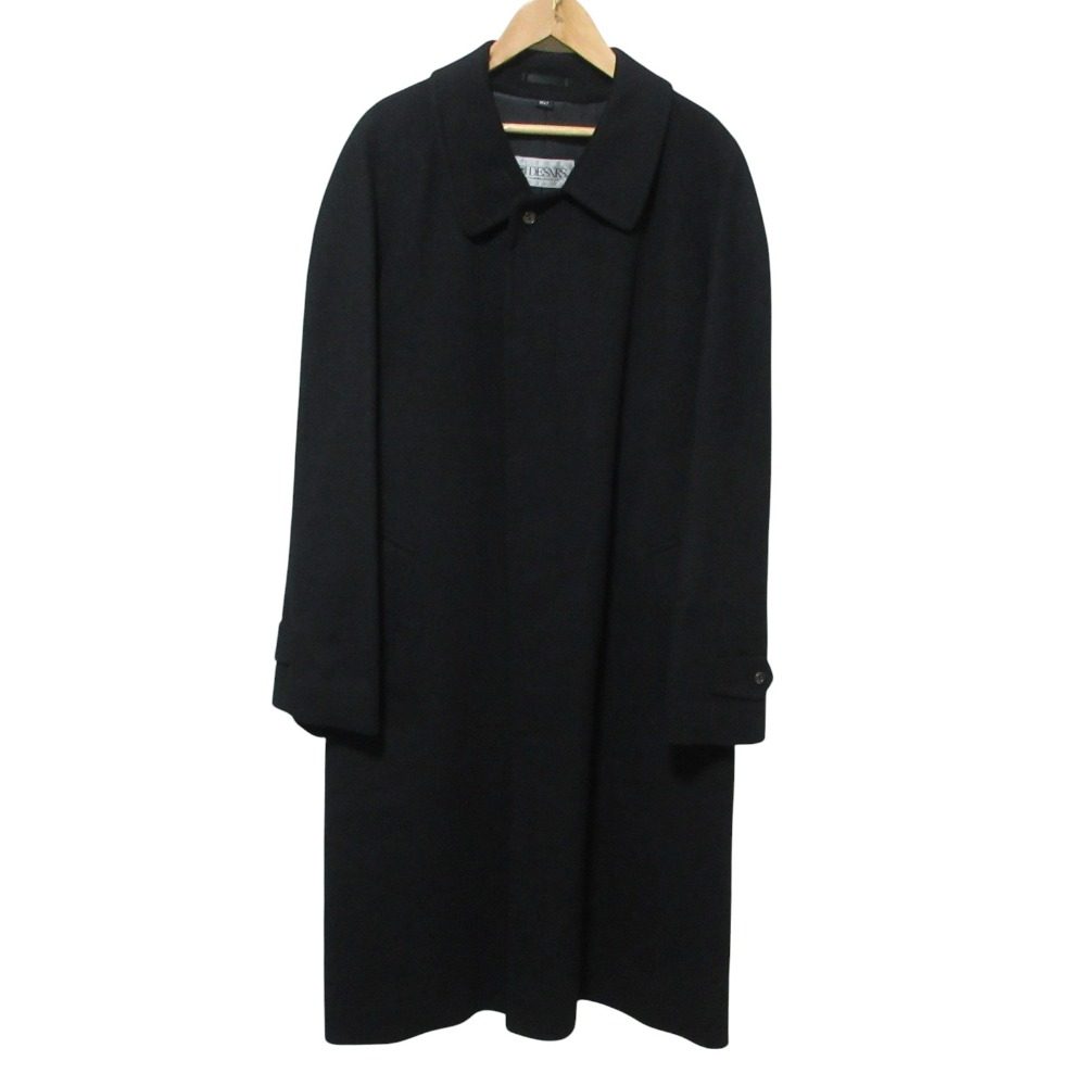 DESARS ツバメ コート カシミヤ ロング シングル カラー コート