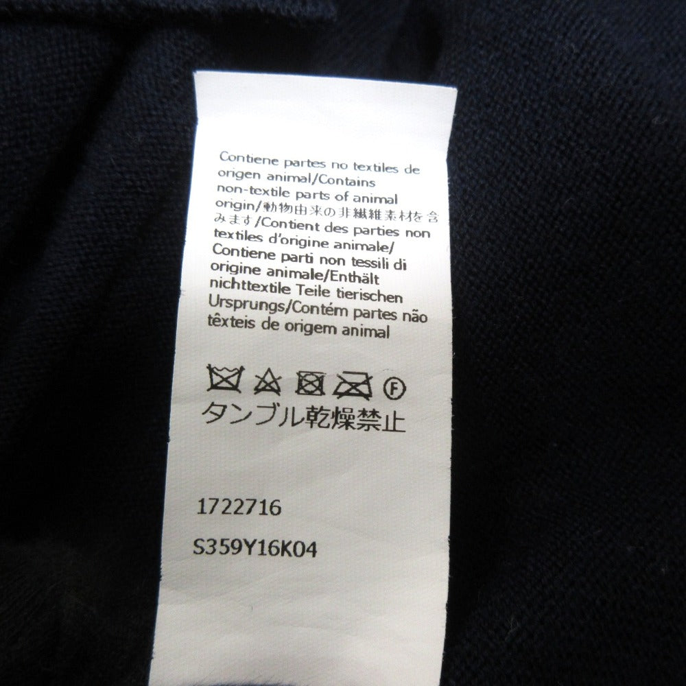 ロエベ アナグラム 刺繍 ウール ニット カーディガン