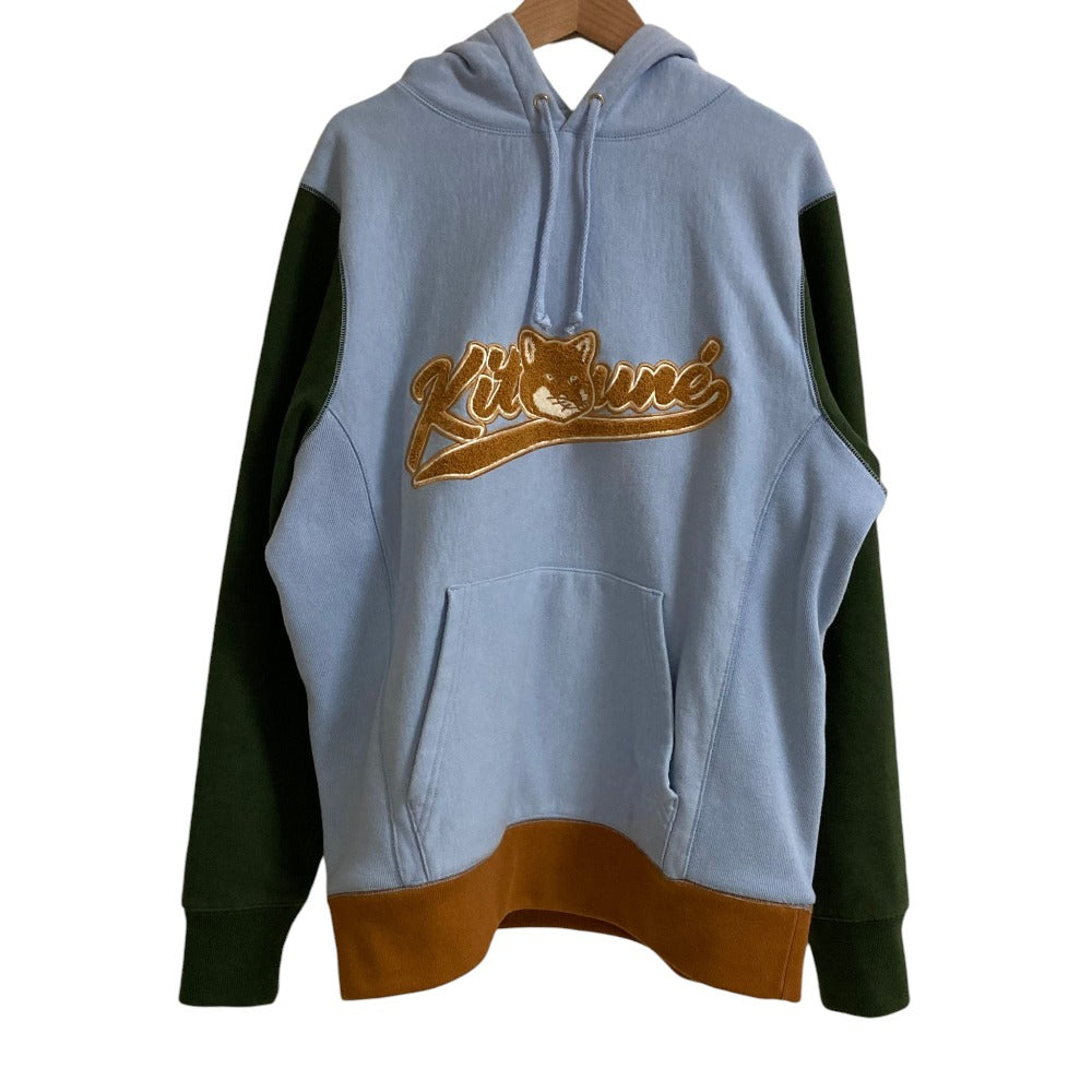 メゾンキツネ Varsity Fox Colorblock コットンパーカー