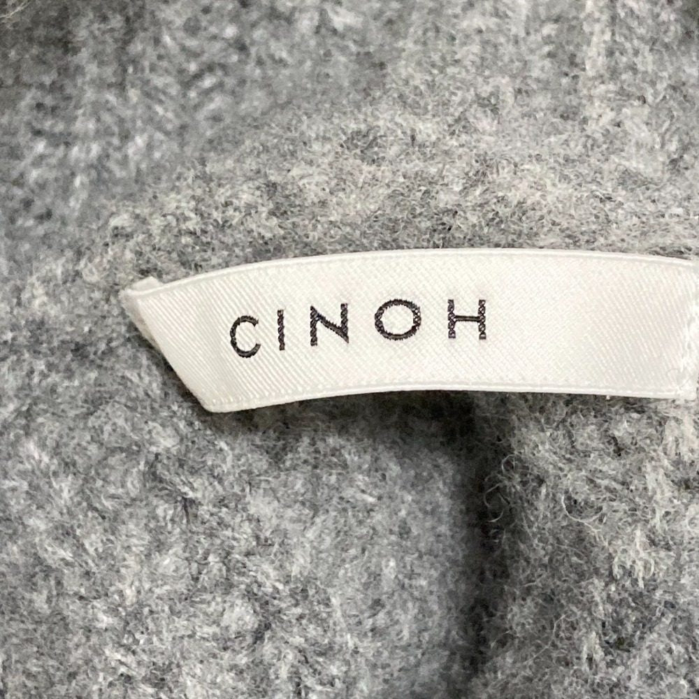 CINOH ウールタートルネックノースリーブニット