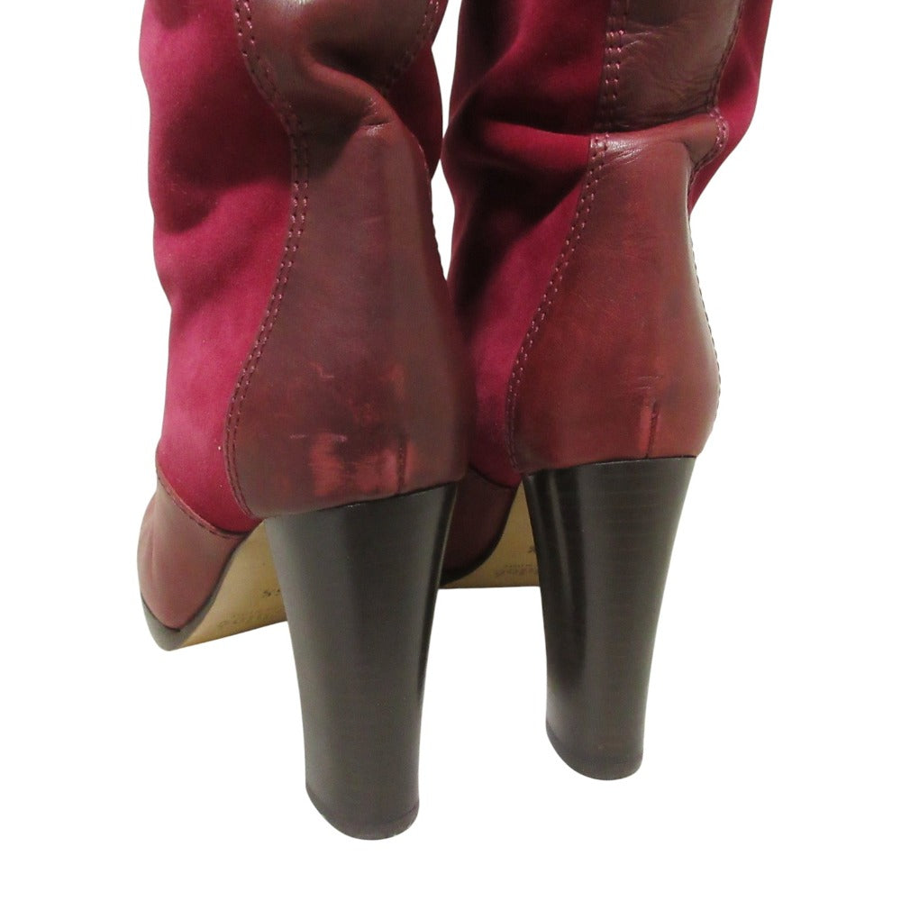 クロエ スエード レザー ロング ブーツ