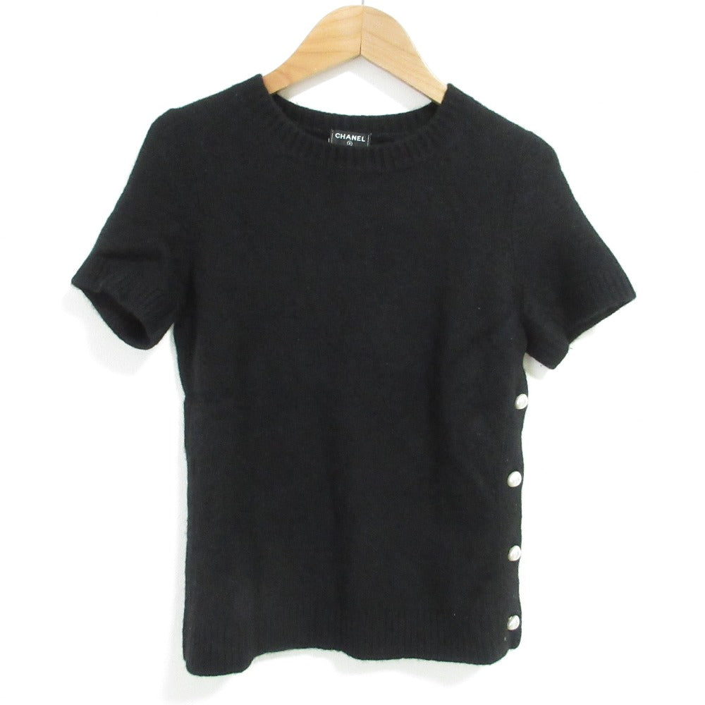 シャネル カシミヤショートスリーブニットセーター