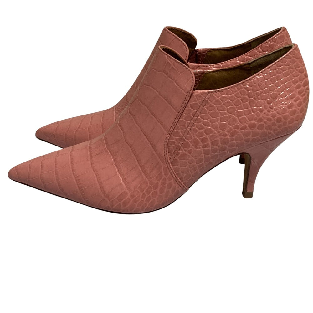 トリー バーチ クロコ エンボス ブーティー