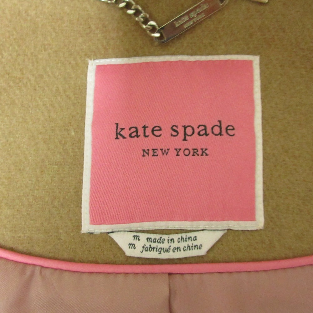 ケイト スペード ニューヨーク フェイク ファー ウール コート