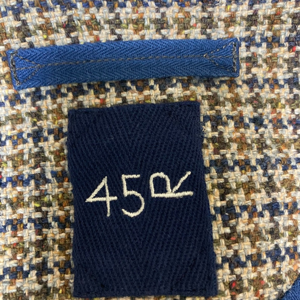 45R AKIYA ボレロ コットン ツイード ボレロ