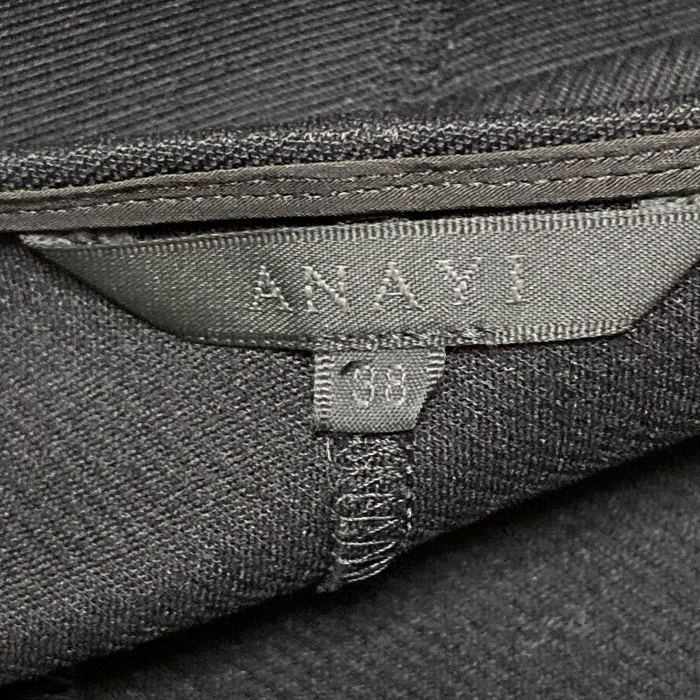 ANAYI ノー カラー ペプラム ジャケット セット アップ