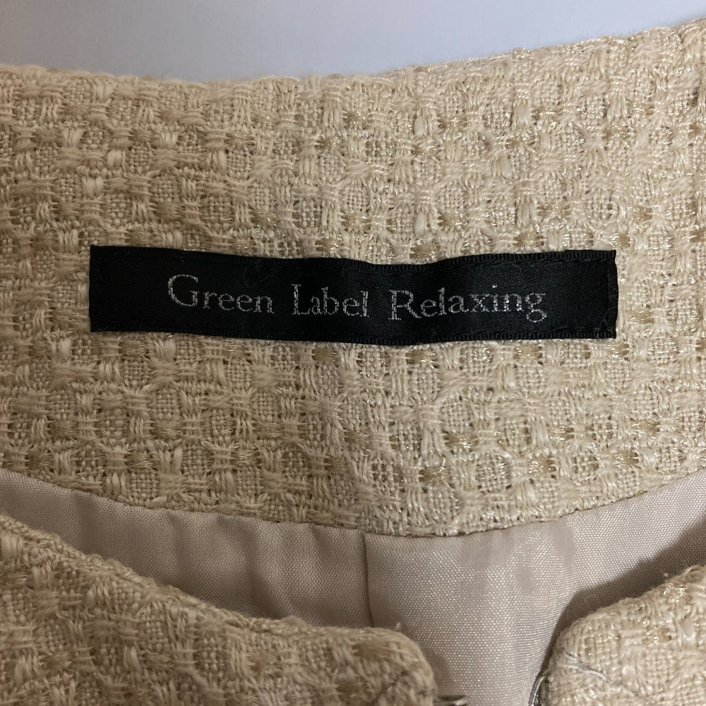 green label relaxing ツイードセットアップ