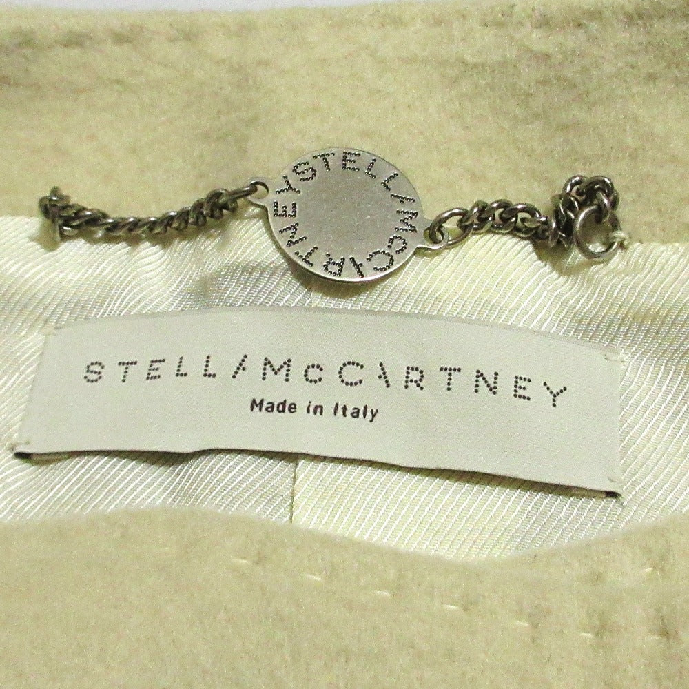 ステラ マッカートニー ウール カシミヤ ノーカラー ジャケット