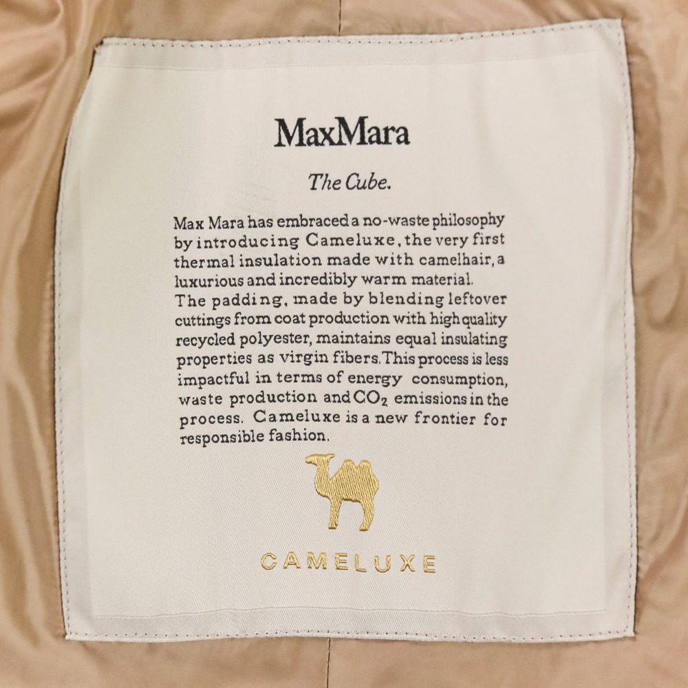 マックスマーラ ザキューブ CAMELUXE ポンチョコート
