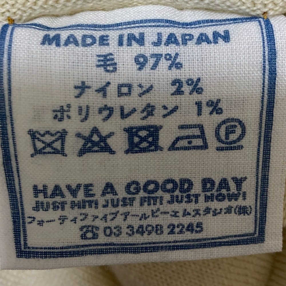 45R USモー度詰ニットソー ヨックネック