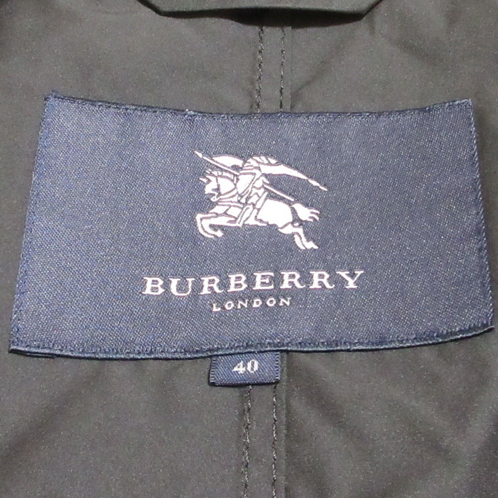 バーバリー ロンドン ノバ チェック キルティング ライナー モッズ コート