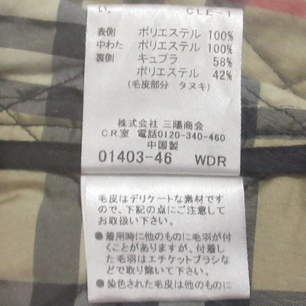 バーバリー ロンドン ノバ チェック キルティング ライナー モッズ コート