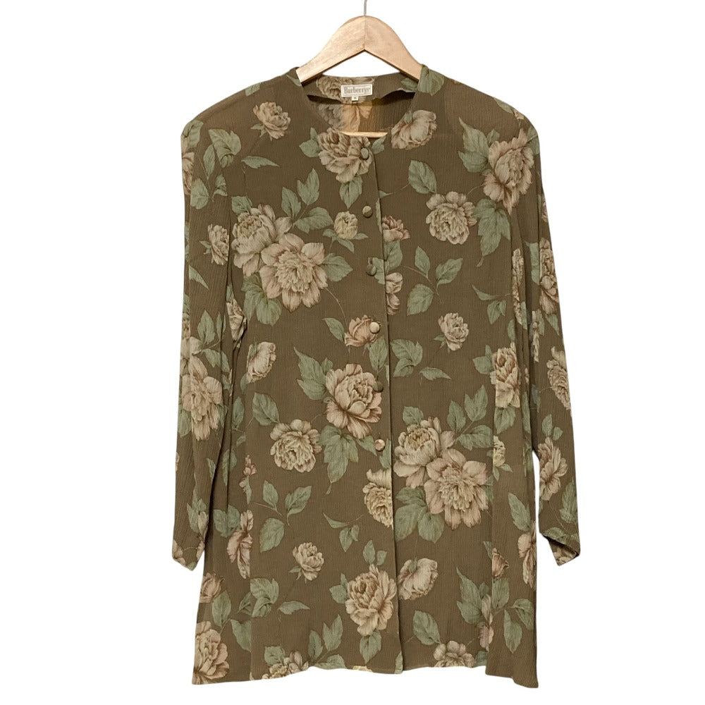 バーバリーズ フラワー プリント ヨリュ シャツ