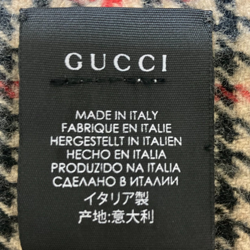 グッチ ウールカシミヤブレンド マフラー