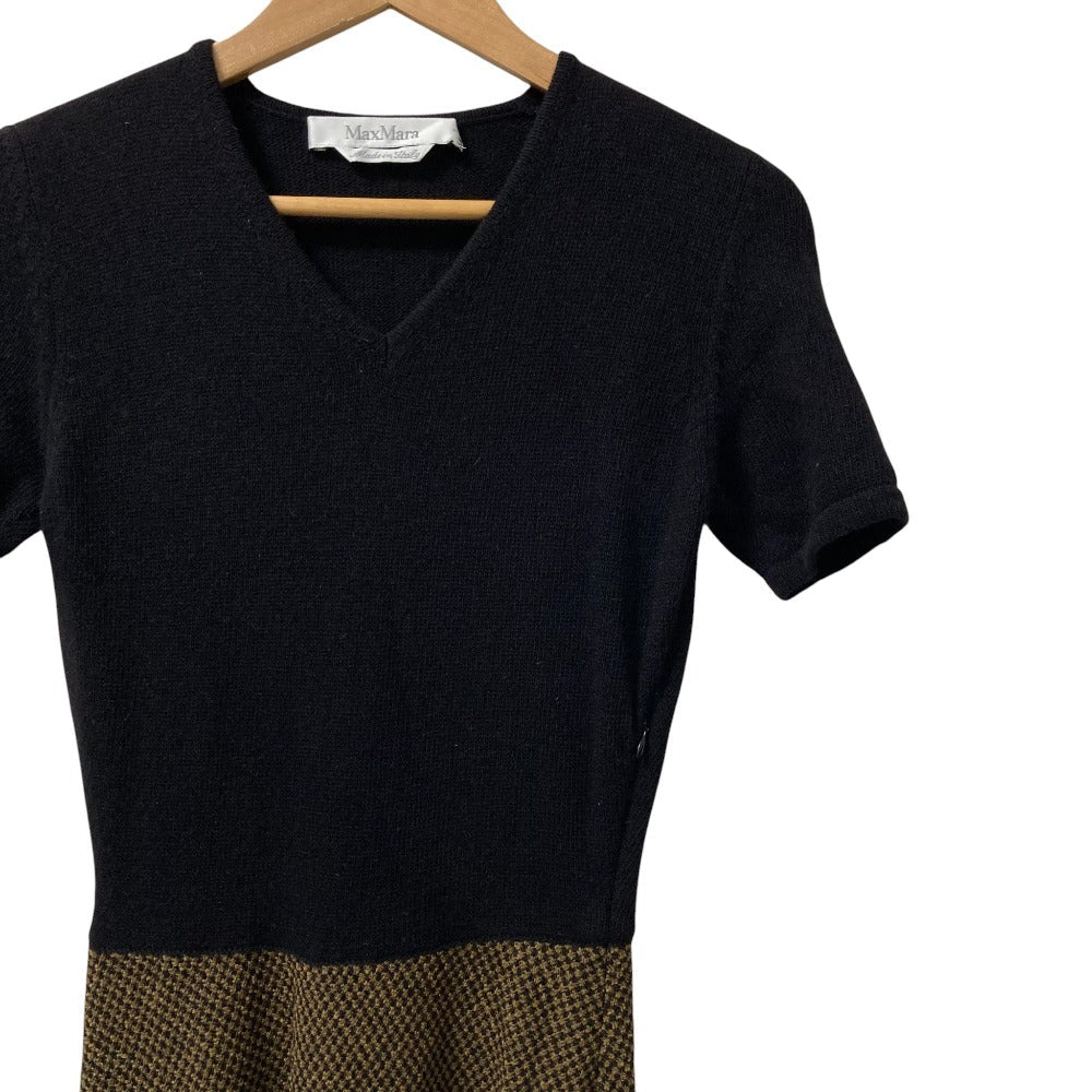 Max Mara ハウンドトゥース 2way ドレス アンサンブル