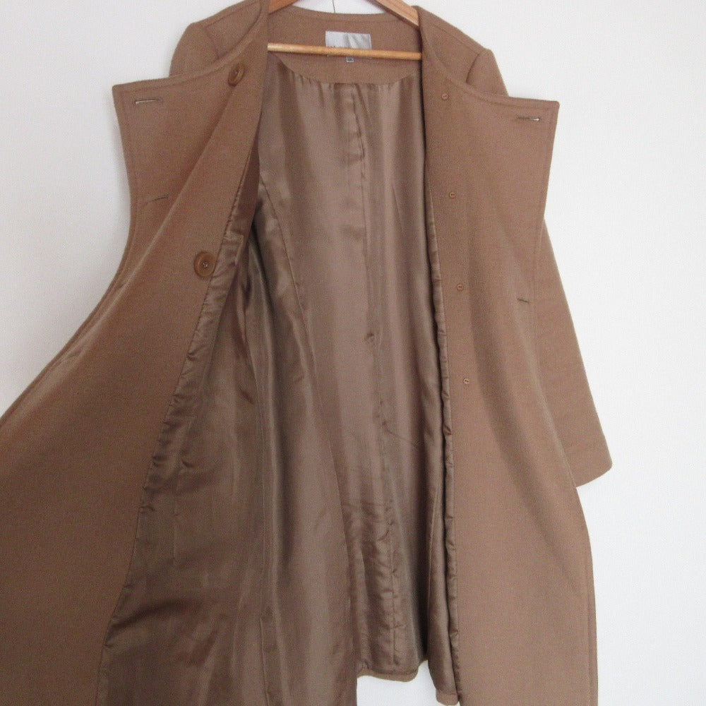 エムプルミエ カシミヤブレンドダブルブレストコート
