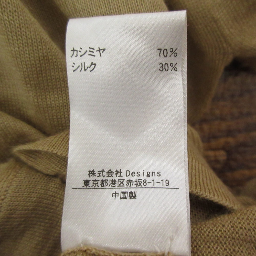 BLAMINK Vネックニットカーディガン カシミヤカーディガン