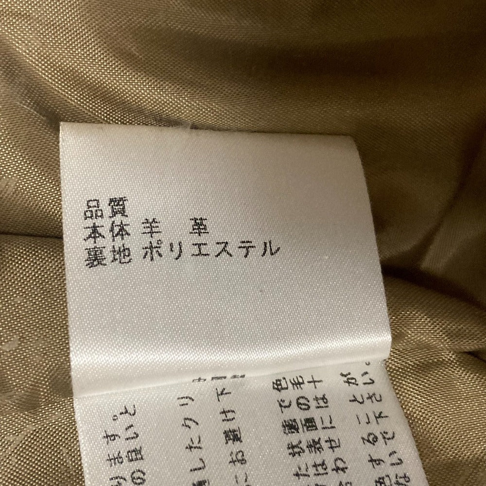 DKNY ラム レザー ライダース ジャケット