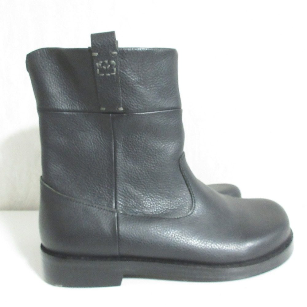 Diu レザー ウエスタン ブーツ