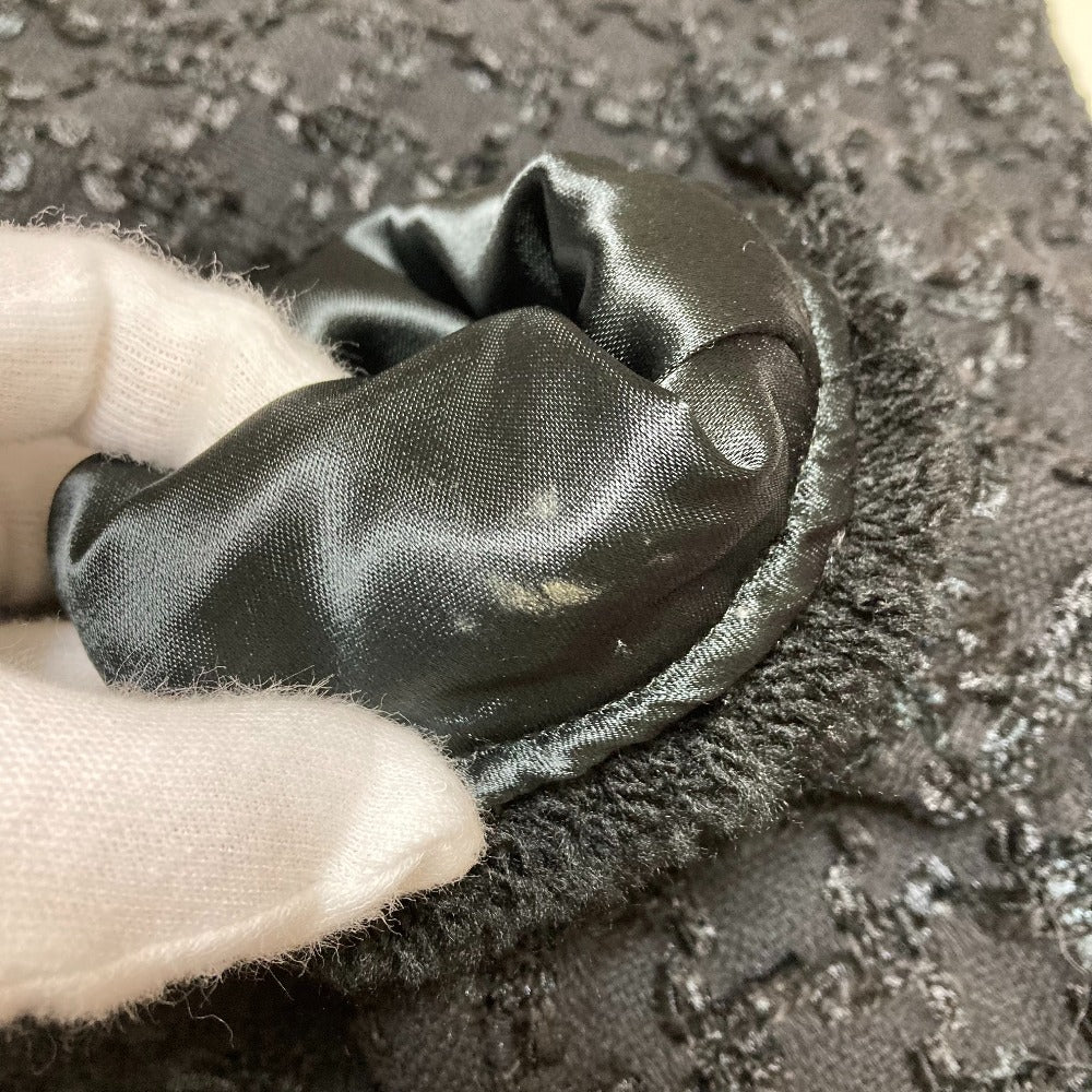 エドワードアシュールパリ ノーカラー ツイード ロングコート