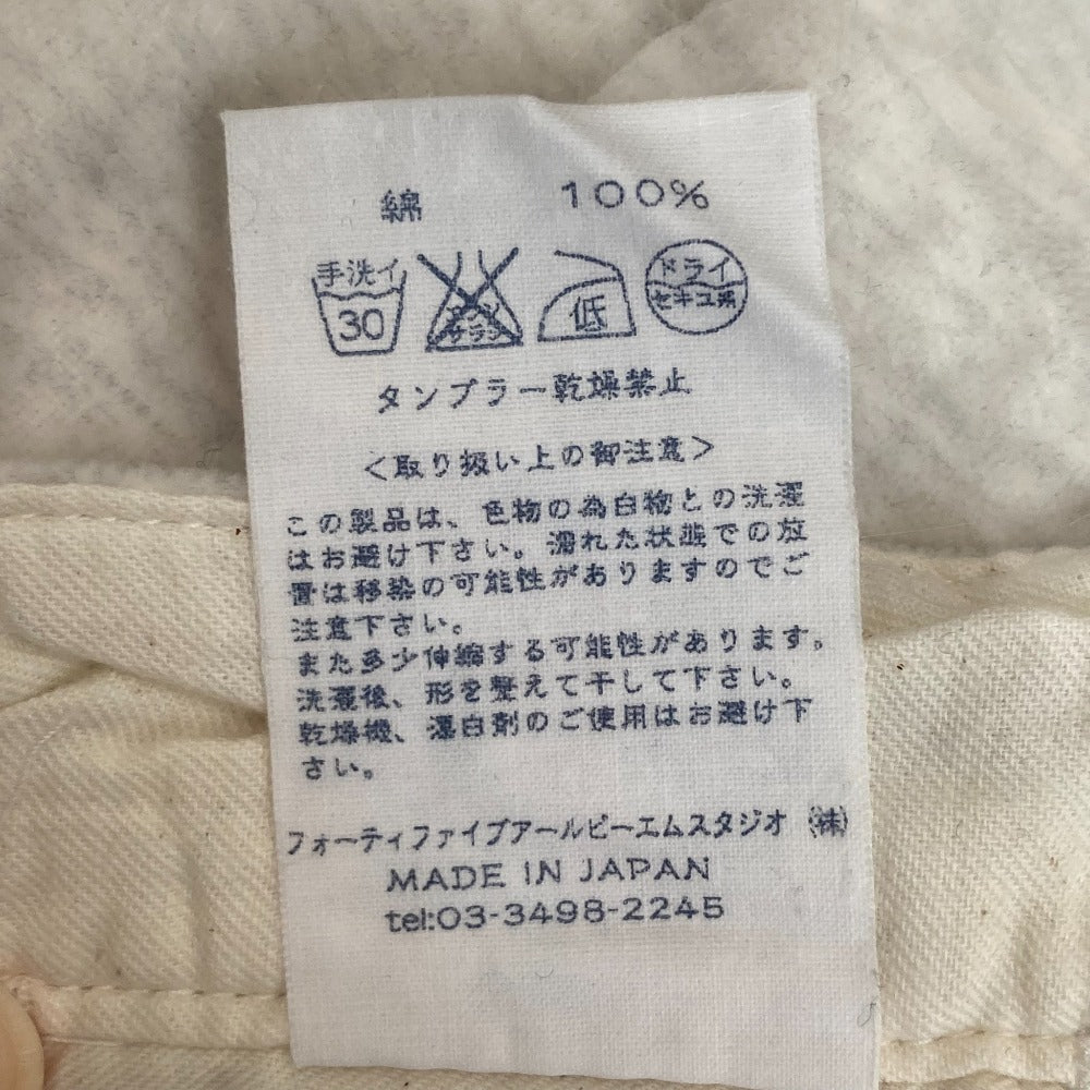 45R バックリィ ベロアジョッパーズパンツ