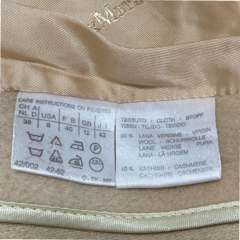 マックスマーラ ウールカシミヤコート