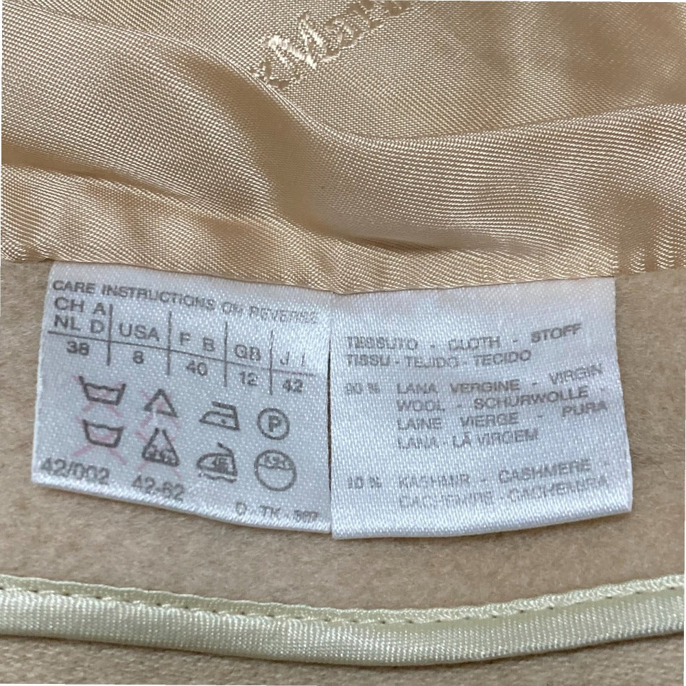 マックスマーラ ウールカシミヤコート