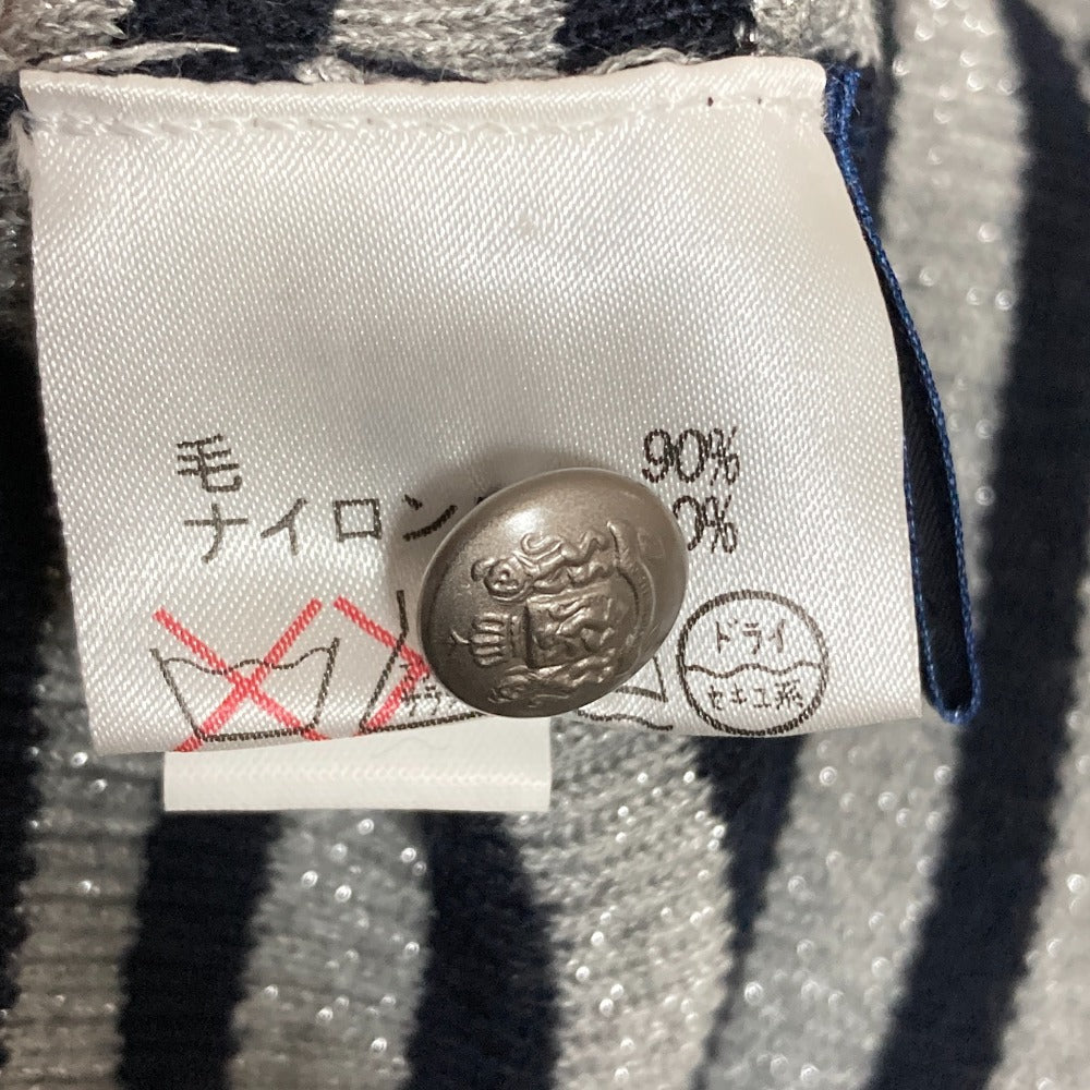 キャラオクルス ボーダーニットタートルネックカットソー