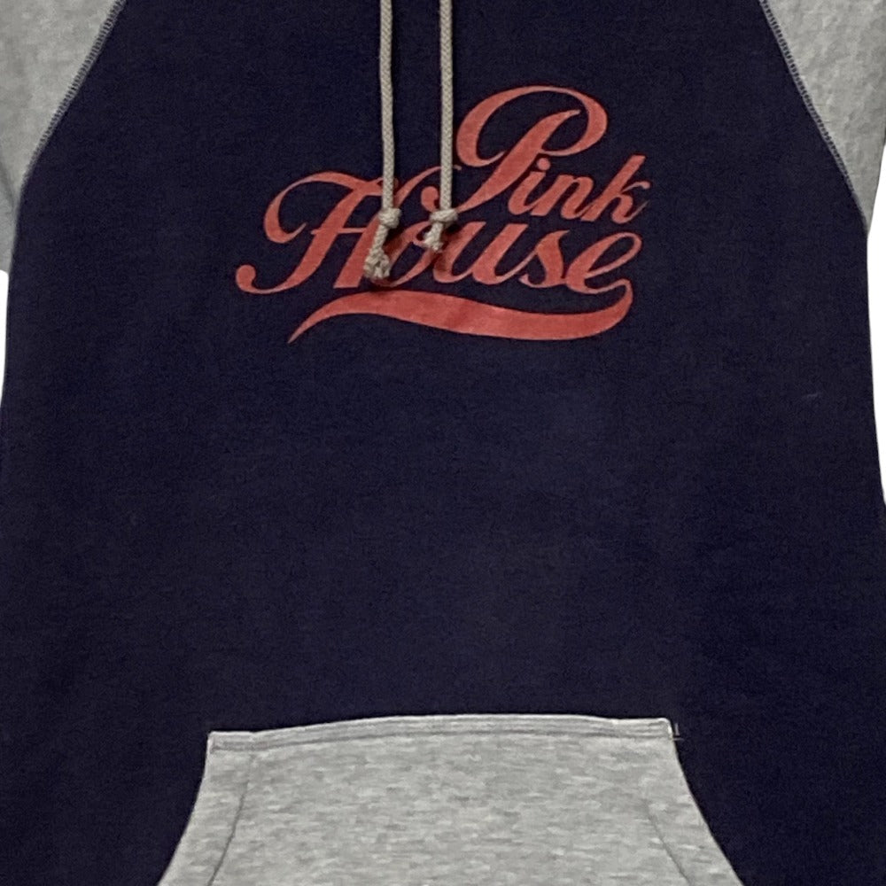 PINK HOUSE ロゴプリント コットン プルオーバー スウェット