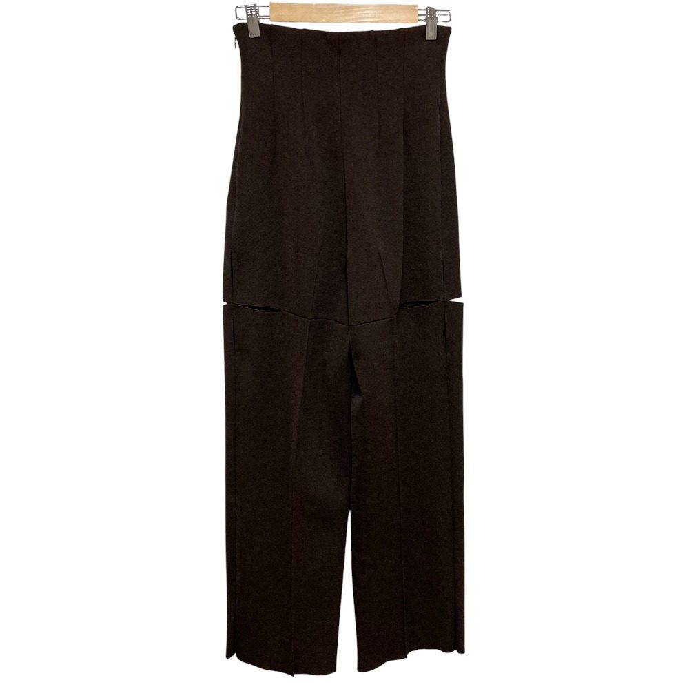 フェティコ KNITTED SLIT TROUSERS トラウザーパンツ