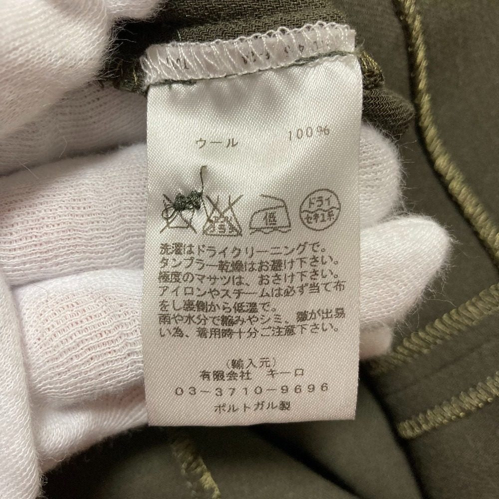 STUDIO NICHOLSON ウールVネックブラウス
