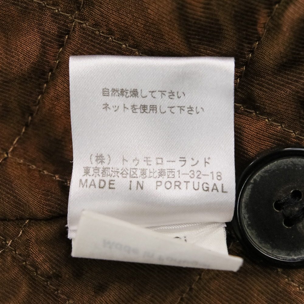 ドリスヴァンノッテン ウールノーカラーコート