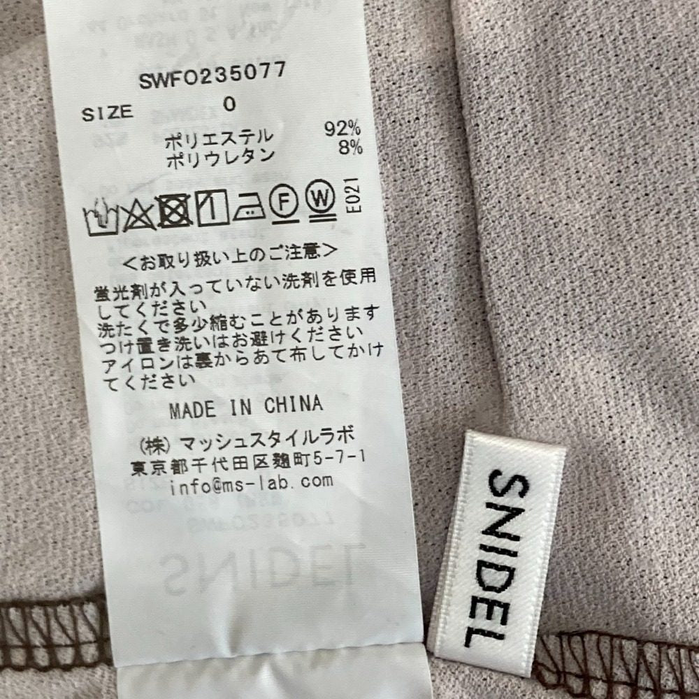 スナイデル フラワープリントワンピース
