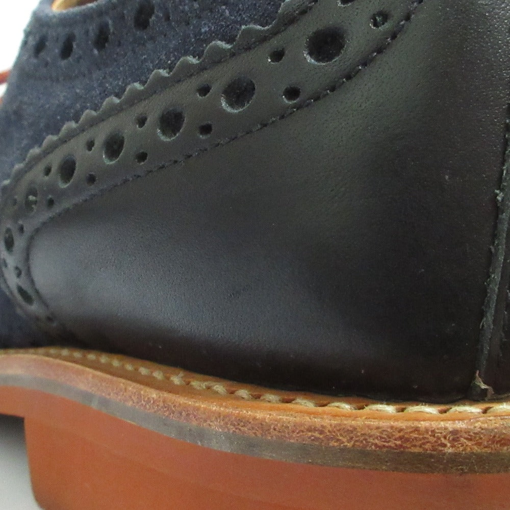 サンダース × タケオキクチ ウィングチップ レザーシューズ