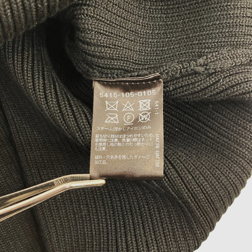ASTRAET フリンジリブニットカーディガン