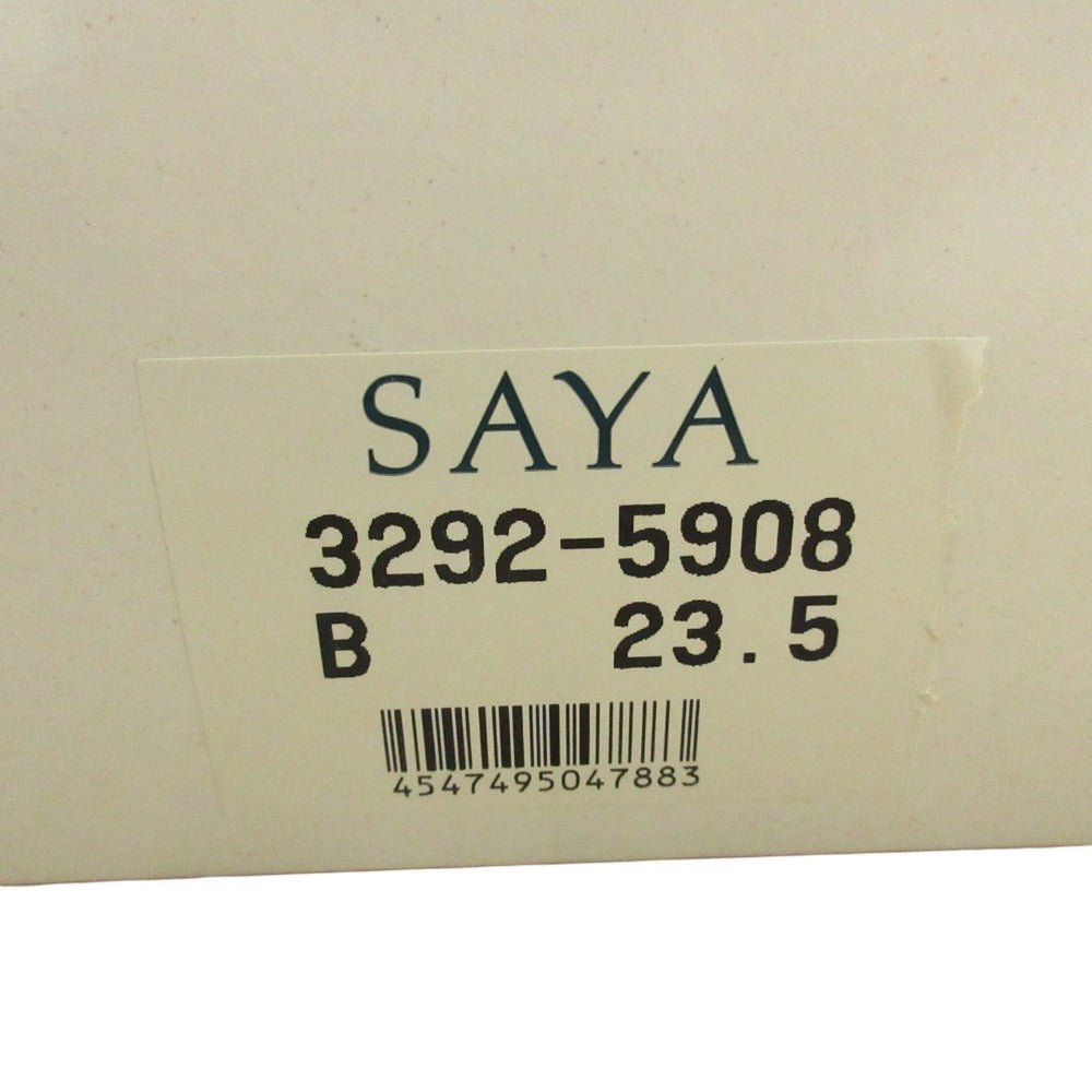 SAYA レザー ロングブーツ