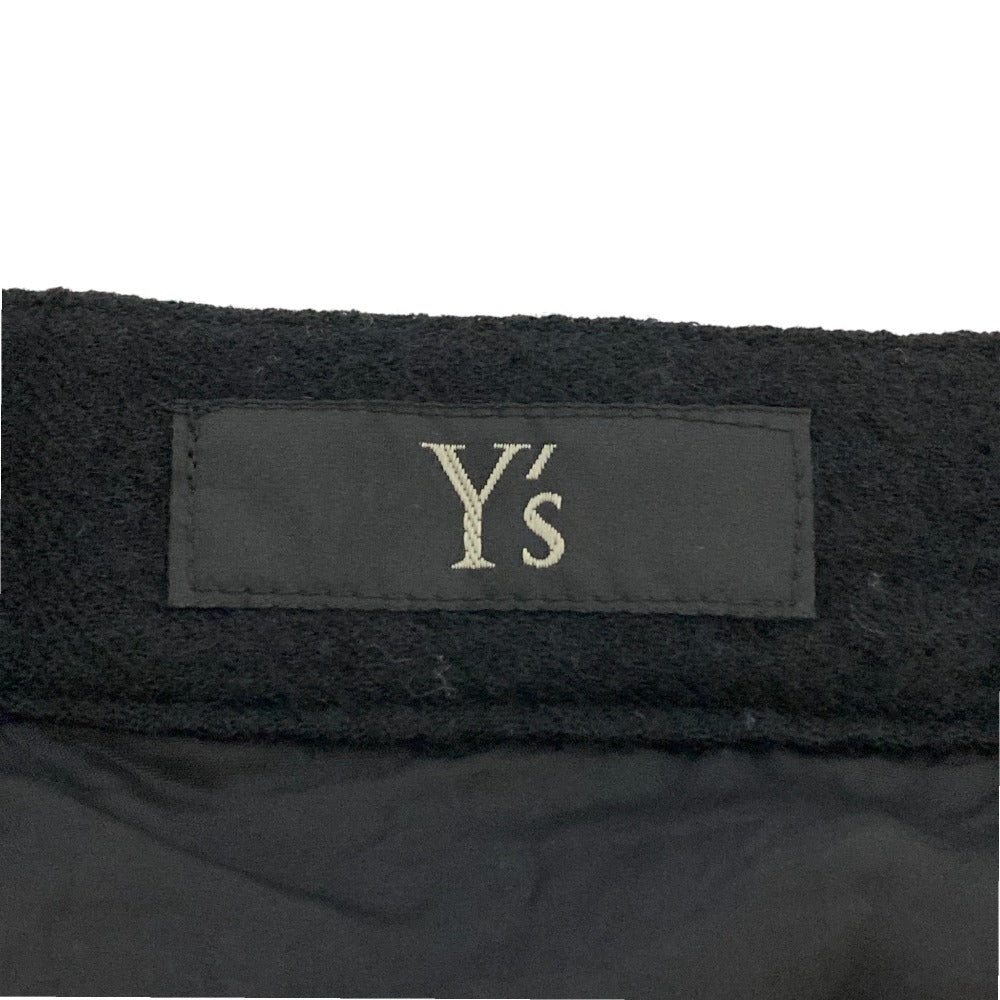 Y's アシンメトリー ウールロングスカート