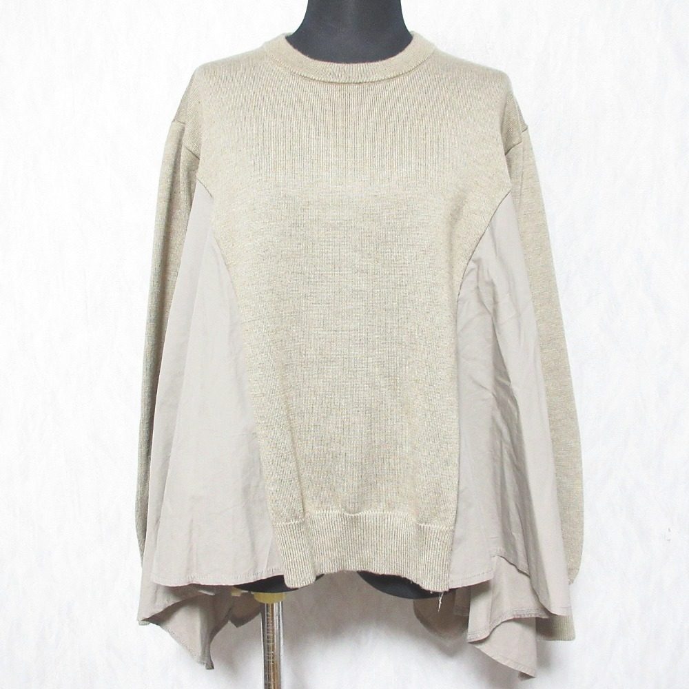 CLANE PANEL FLARE KNIT トップス