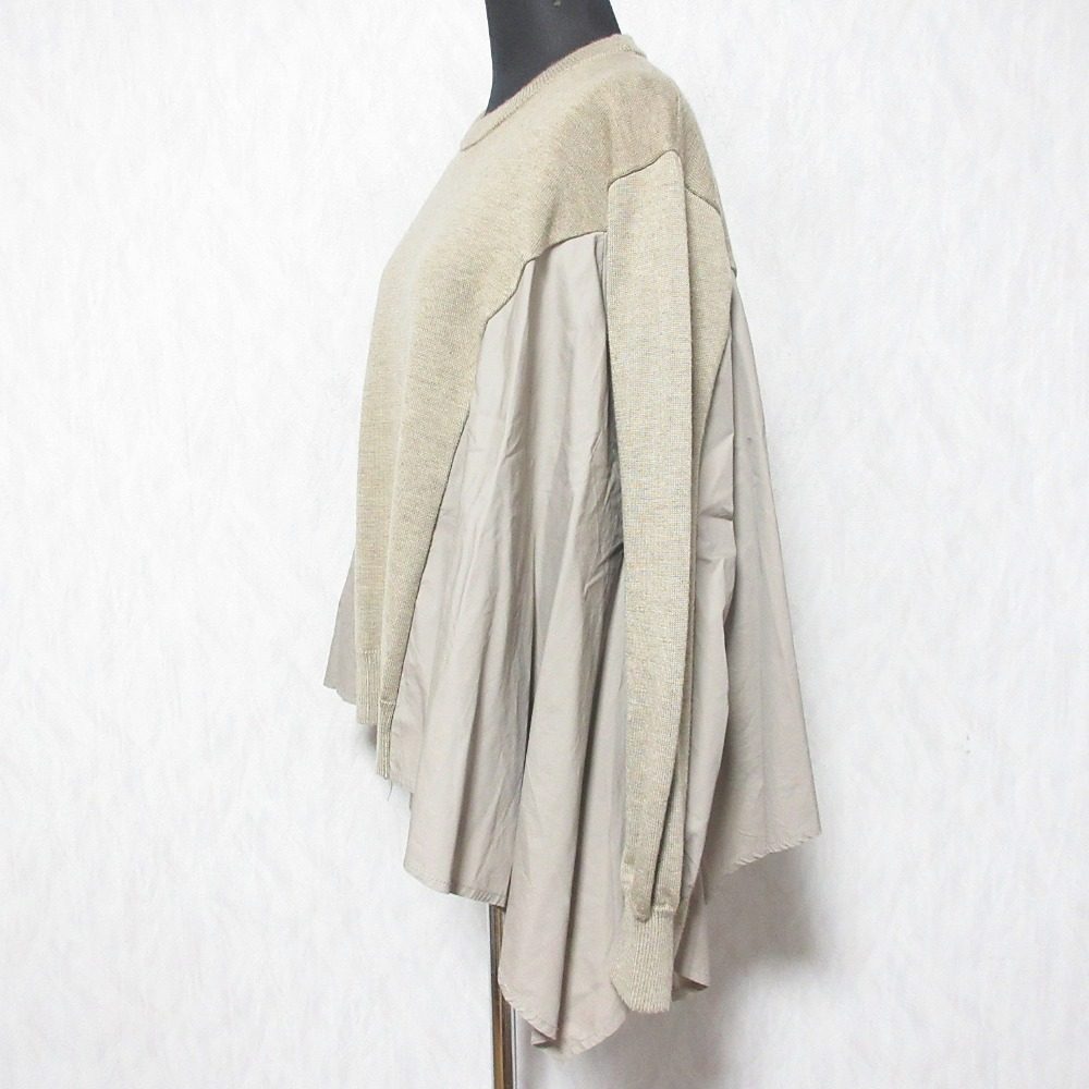 CLANE PANEL FLARE KNIT トップス