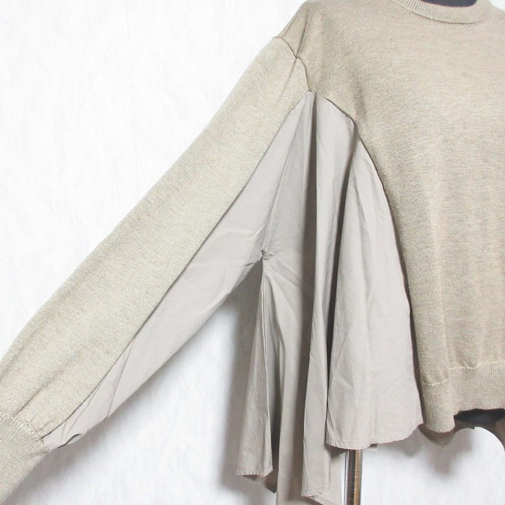CLANE PANEL FLARE KNIT トップス