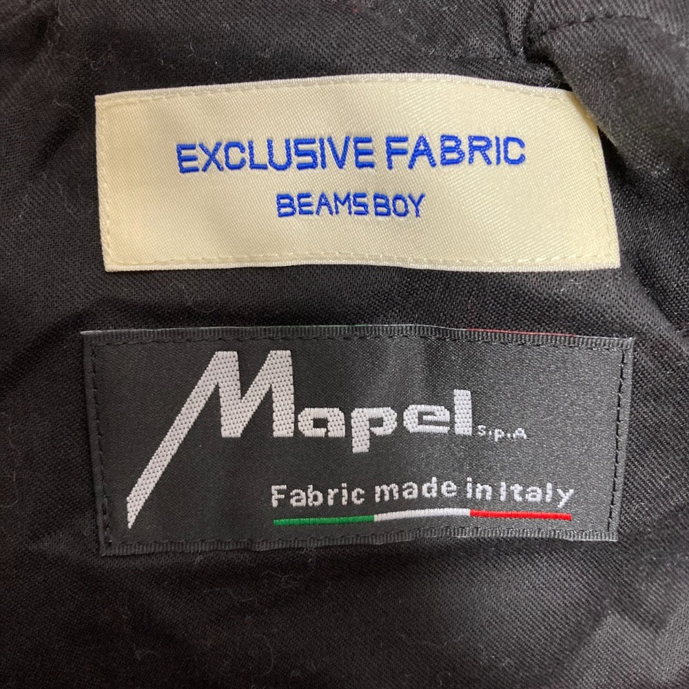 ビームスボーイ MAPEL ボアフリースチェックイージーパンツ