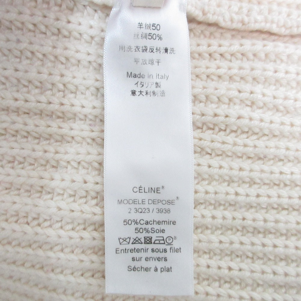 セリーヌ カシミアシルクニットトップス
