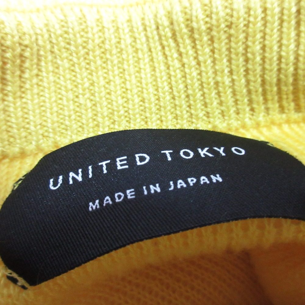 UNITED TOKYO スリットリバーモヘアニットプルオーバー