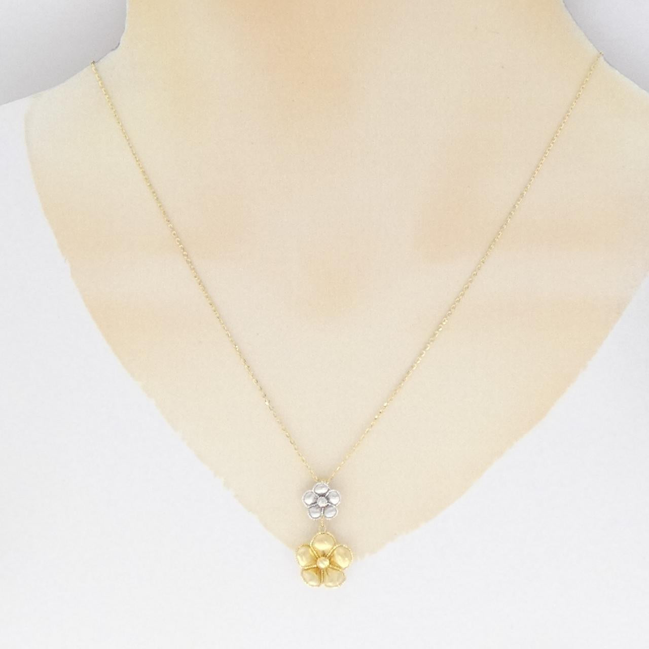 750YG 750WG ネックレス