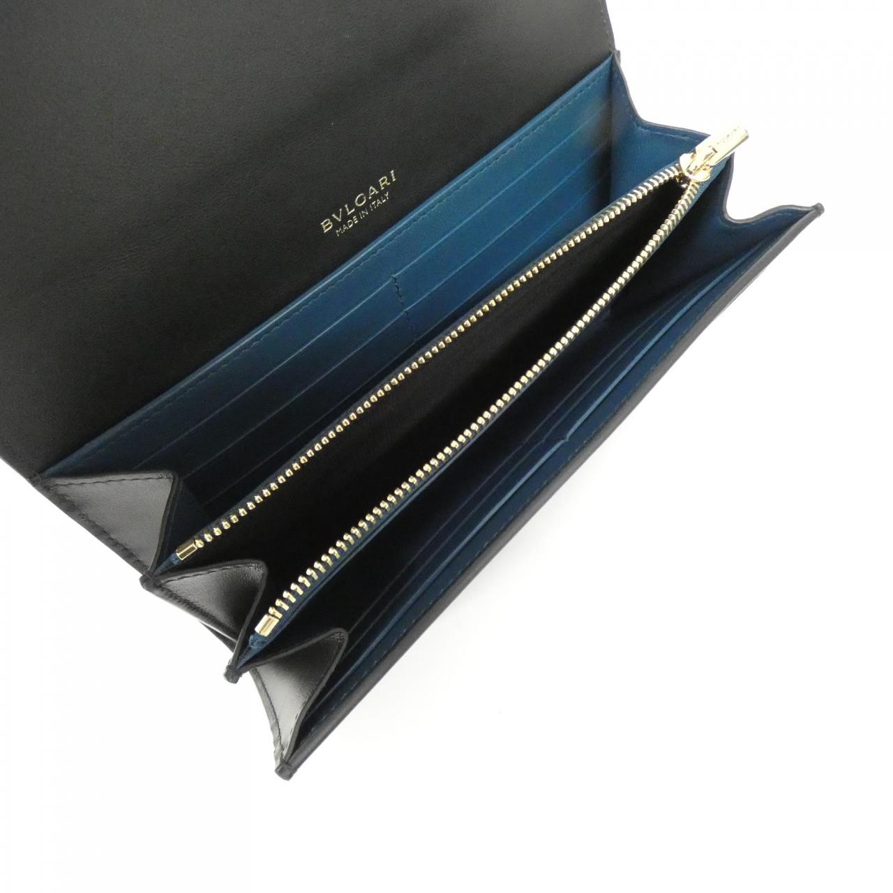 ブルガリ BVLGARI LOGO カーフ長財布