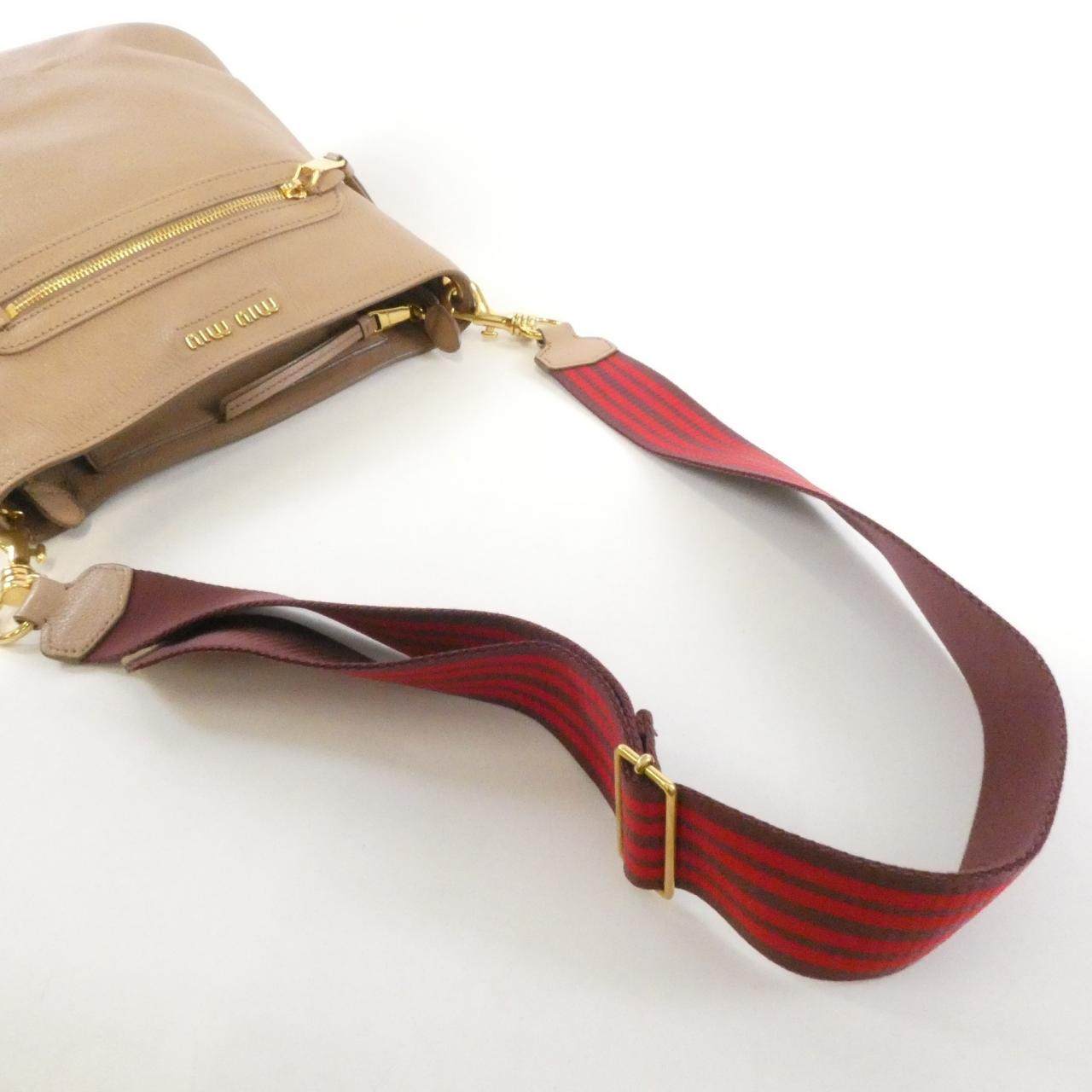 ミュウミュウ MADRAS ショルダーバッグ