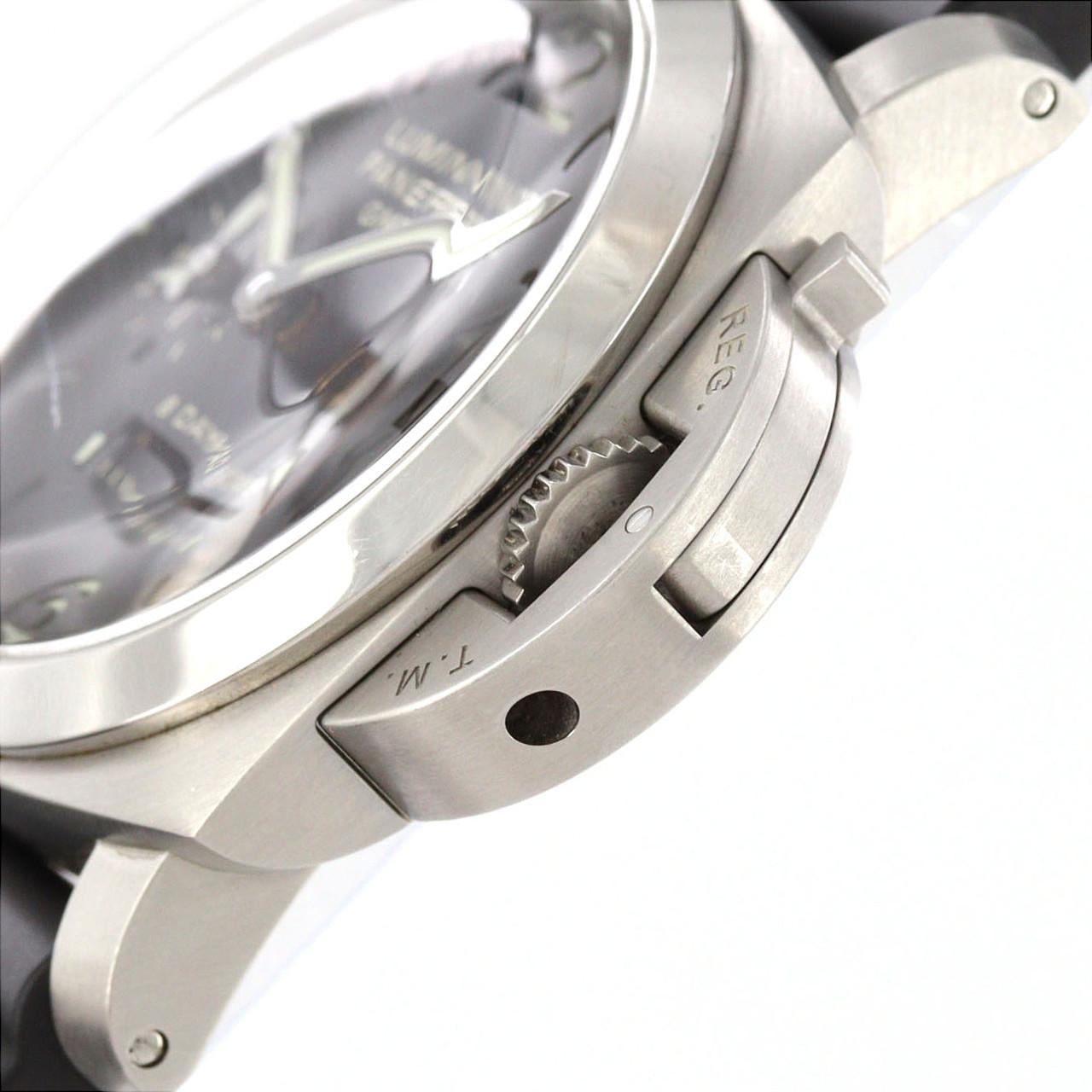 パネライ ルミノール1950 8DAYS GMT ステンレススチール 腕時計
