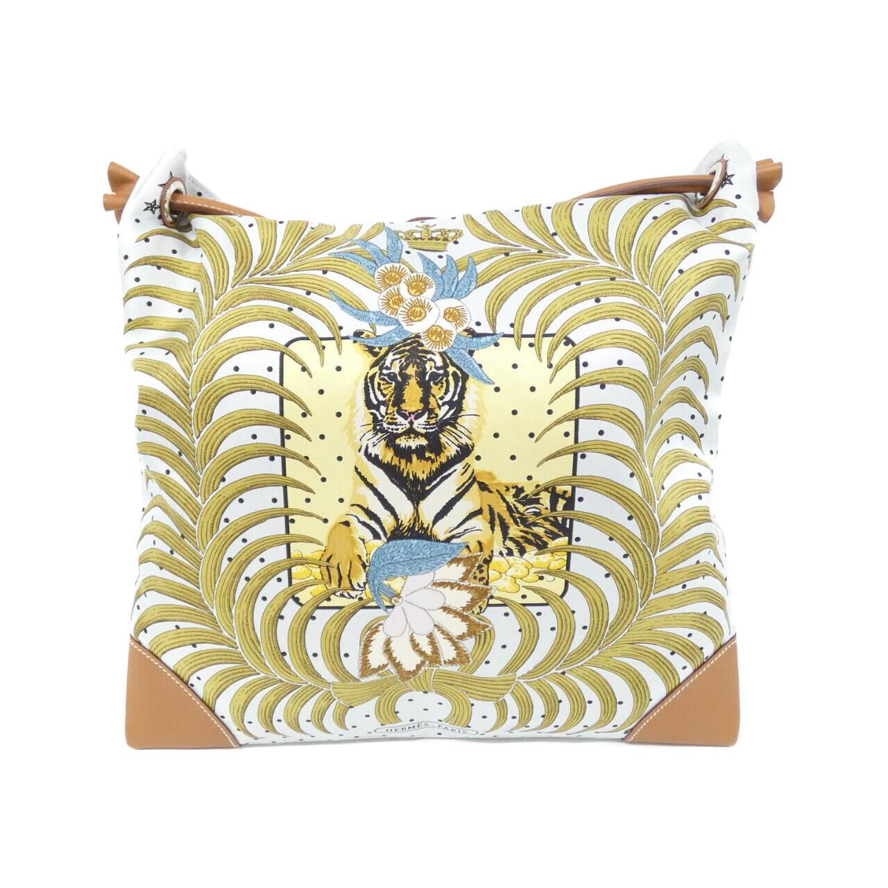 エルメス TIGRE ROYAL FLEURI シルキーシティPM シルク スイフト ショルダーバッグ