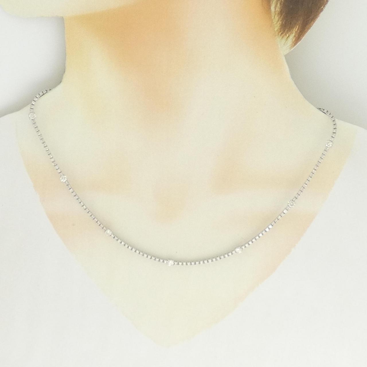Au750ダイヤモンドネックレス